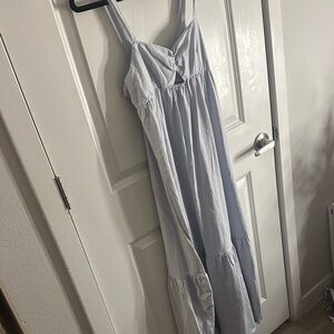 Zara Light Blue Maxi Dress